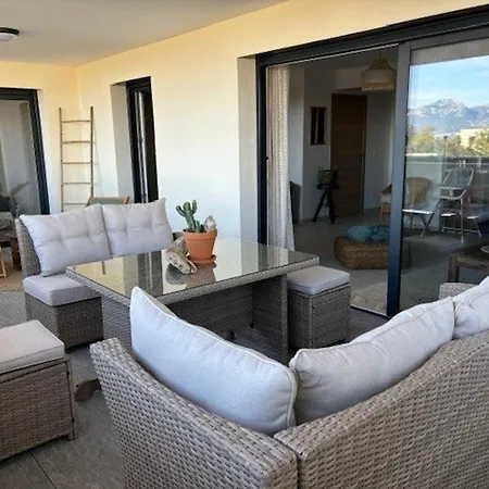 T3 A Calvi Avec Piscine Et Terrasse - Fr-1-719-26 *